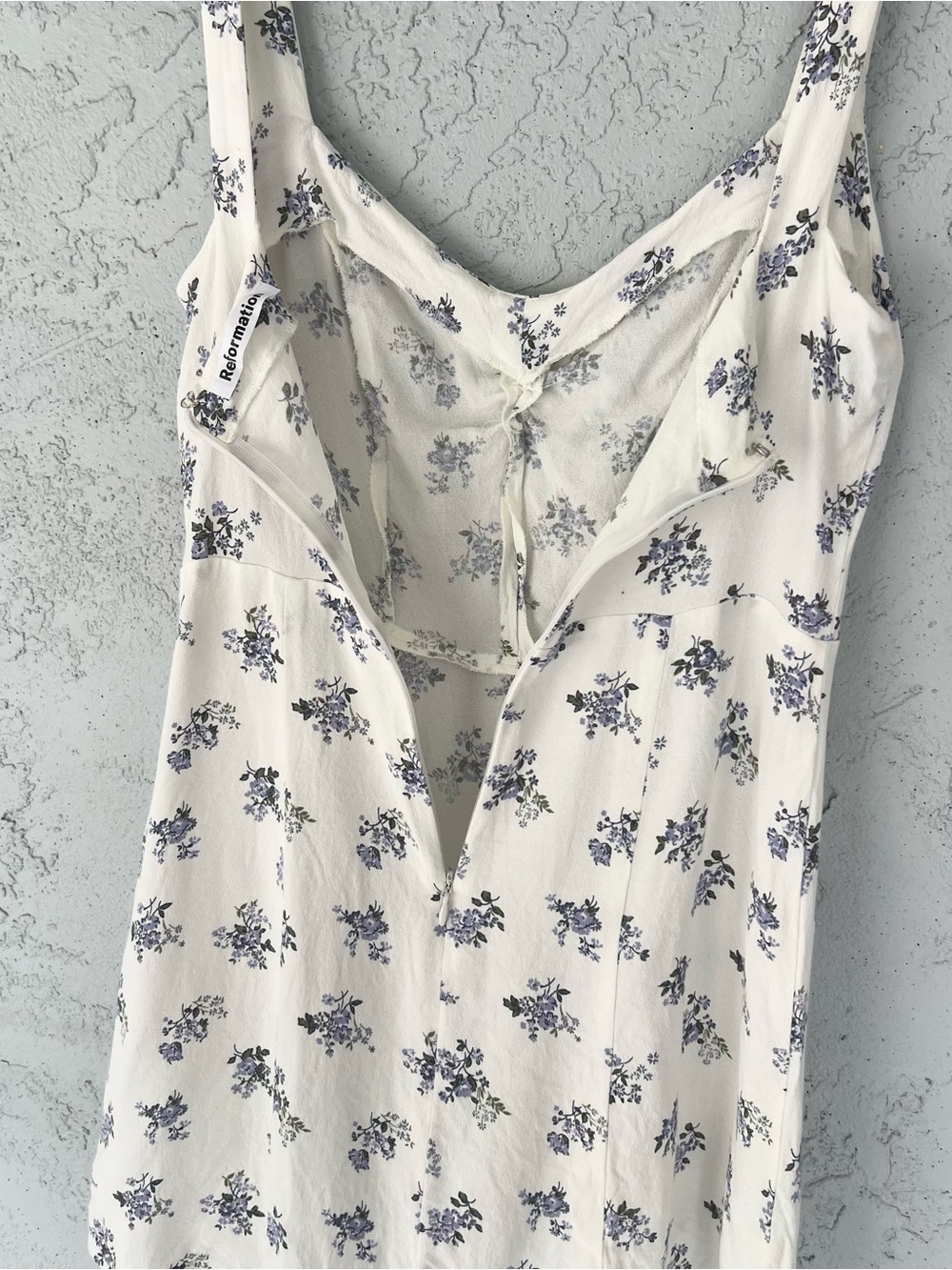 Reformation Fairfax Floral Mini Dress Teaparty Romantic Fairy Size 4 - Picture 5 of 7